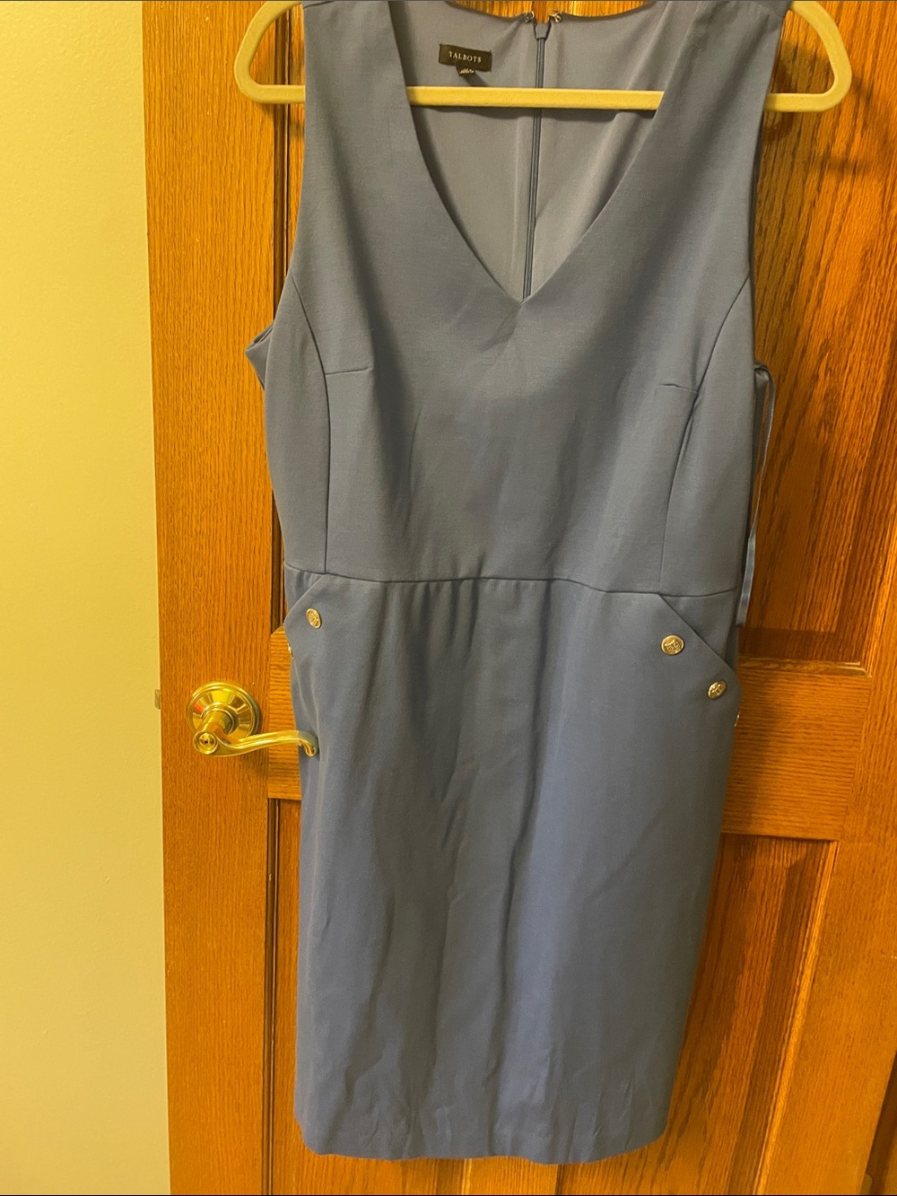 Talbots Blue Dress - Picture 2 of 4